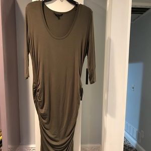 FELICITY & COCO ‘Cali’ Shirred Midi Dress